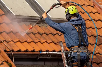 Démoussage et hydrofuge de toiture à Mauran